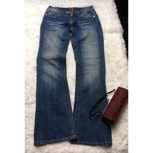 Sexy whiskered blue jeans